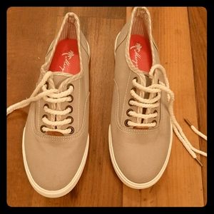 Margaritaville Seafoam Canvas Shoes 8 NEW